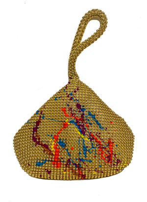 Carolina Gold Beaded Bag
