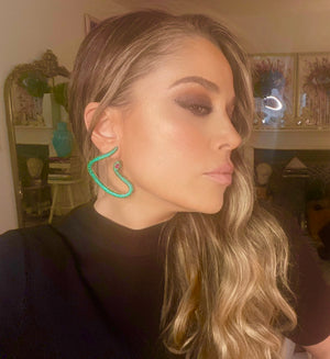 Snake Crystals Earrings