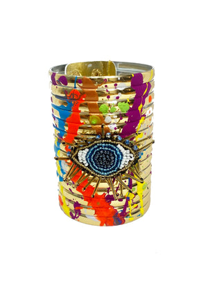 Cleopatra Gold Cuff Bracelet