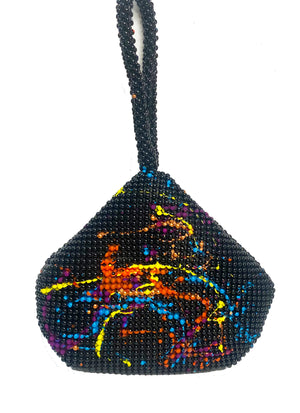 Carolina Black Beaded Bag