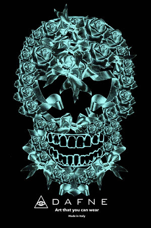 Flowers/Skull Hoodie