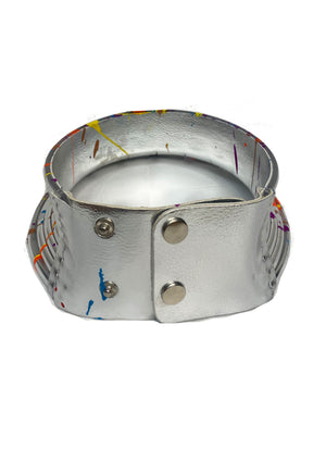 Cleopatra Silver Hand Painted Choker